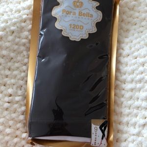 Pora Bella Tights Footless Dk Brown